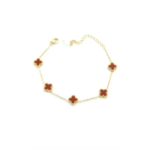 İEG® VC Yonca Bileklik - Bordo