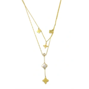 İEG® Vc Yonca Kolye - Altın