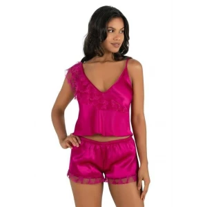 ieg™ Vişne Saten Şort Takımı 9205