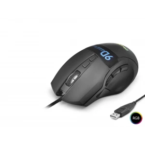 ieg™ X10 Gaming Mouse 12800 Dpi 9 Tuş Makro 1000 Hz Rgb - Siyah