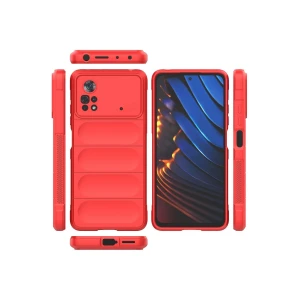 ieg™  Xiaomi Poco X4 Pro 5G Kılıf Optimum Silikon - Kırmızı