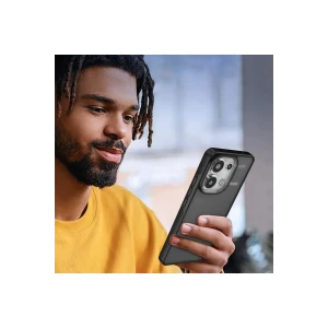 ieg™  Xiaomi Redmi Note 13 Pro 4G Kılıf Elegant Kapak - Siyah