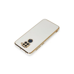 ieg™  Xiaomi Redmi Note 9 Kılıf Volet Silikon - Beyaz