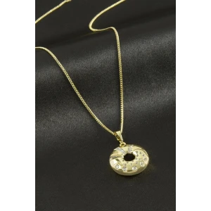 ieg™ Xuping Simit Zirkon Taşlı Lüks Çelik Kolye