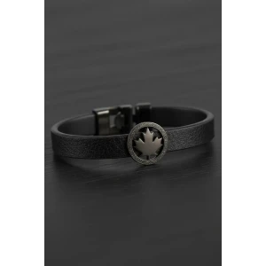 ieg™ Yaprak Kaliteli Suni Deri Bileklik