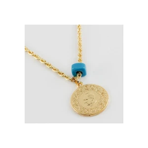 ieg™ Yarım Altın Figürlü İmitasyon Kolye