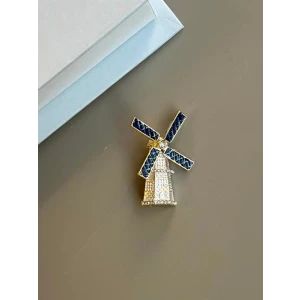 ieg™ Yel Değirmeni Broş - Altın