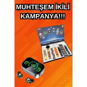 ieg™ Yeni Model Akıllı Saat ve Ucuz Kaliteli Bluetooth Kulaklık Amoled Ekran Aynalı