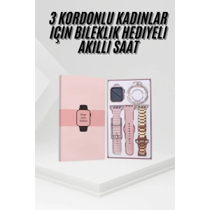 ieg™ Yeni Nesil Kadın Akıllı Saat Rose Gold Android ve İos Uyumlu