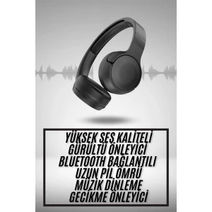 ieg™ Yeni Nesil Kulak Üstü Bluetooth Kulaklık Type-c Girişli Yüksek Ses Kaliteli
