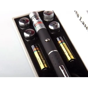 ieg™ Yeşil Lazer Pointer 50 mW 15 Km Etkili (5 Başlıklı)