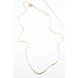 İEG Yılan Zincir Kolye - 46cm - Altın