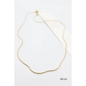 ieg™ Yılan Zincir Kolye - 60cm - Altın