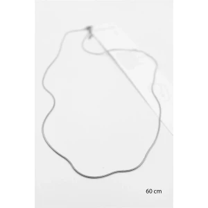 ieg™ Yılan Zincir Kolye - 60cm - Gümüş