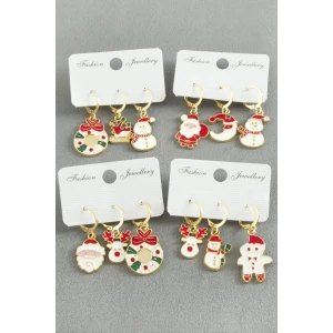 ieg™ Yılbaşı Temalı Lüx Mineli Küpe