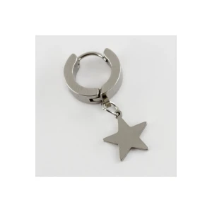 ieg™ Yıldız Figürlü Çelik Erkek Küpe 1 Adet