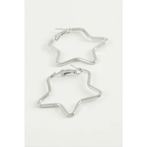 ieg™ Yıldız Halka Küpe 4 cm