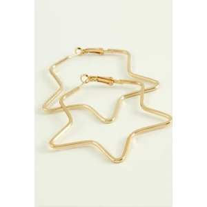 ieg™ Yıldız Halka Küpe 5,5 cm