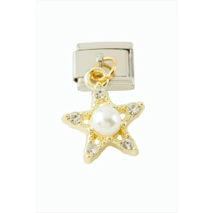 ieg™ Yıldız İnci Sallatılı Çelik Charm