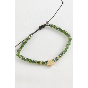 ieg™ Yıldız Kristal Makrome İp Bileklik