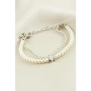 ieg™ Yıldız Şerit Taşlı İnci Bileklik