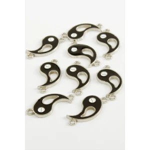 ieg™ Yin Yang Çift Kulp Mineli Bileklik ve Kolye Ucu Aparatı 1 Adet