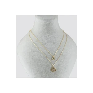 ieg™ Yonca Figürlü İkili Kolye