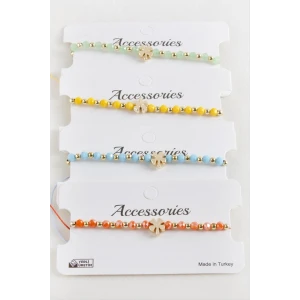 ieg™ Yonca Kristal Makrome İp Bileklik