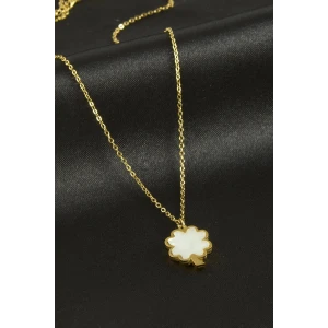 ieg™ Yonca Sedef Lüks Çelik Kolye