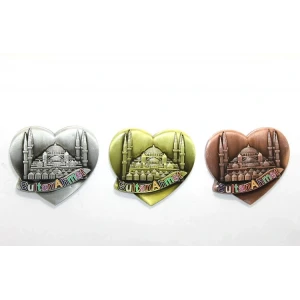 ieg™ Yöresel Sultanahmet Magnet Kalp Tasarımlı