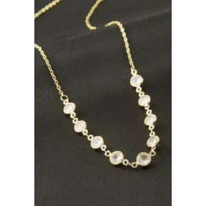 ieg™ Yuvarlak Kristal Taşlı Kolye