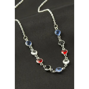 ieg™ Yuvarlak Kristal Taşlı Kolye