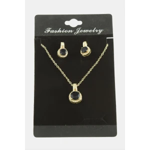 ieg™ Yuvarlak Zirkon Taşlı Set Kolye