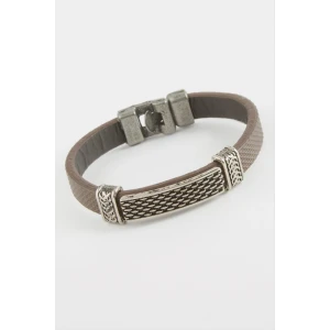 ieg™ Zemin Desenli Kaliteli Suni Deri Bileklik