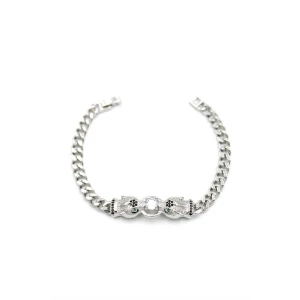 ieg™ Zirkon Taşlı Leopar Bileklik - Gümüş