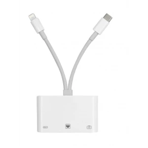ieg™ ZR814 Lightning Type-C Ethernet Camera Adaptör