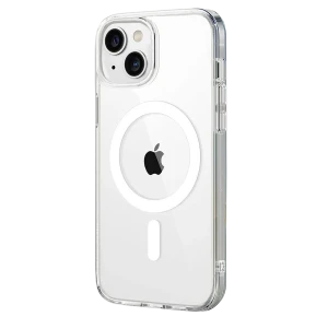 ieg™  Apple iPhone 14 Combo Sert Şeffaf Magsafe Kapak - Şeffaf