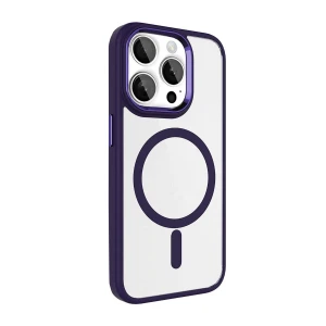 ieg™  Apple iPhone 15 Pro Max Terea Magsafe Kapak - Derin Mor