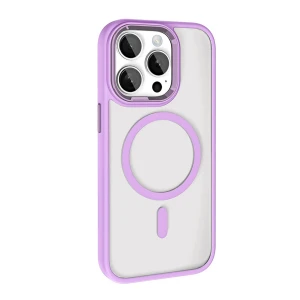 ieg™  Apple iPhone 15 Pro Max Terea Magsafe Kapak - Lila