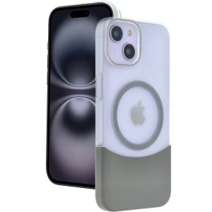 ieg™  Apple iPhone 15 Velar Magsafe Kapak - Natural Grey