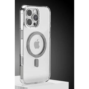 ieg™  Apple iPhone 16 Pro Max Tash Diamond Magsafe Kapak - Beyaz