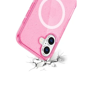 ieg™  Apple iPhone 16 Star Magsafe Kapak - Pembe