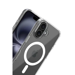 ieg™  Apple iPhone 17 Combo Sert Şeffaf Magsafe Kapak - Şeffaf