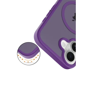 ieg™  Apple iPhone 17 Jota Magsafe Kapak - Derin Mor