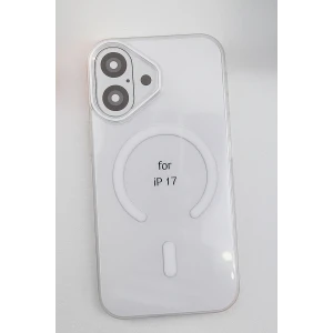 ieg™  Apple iPhone 17 PC Blank Magsafe Kapak - Şeffaf