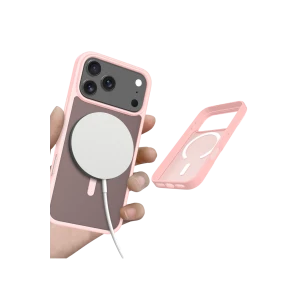 ieg™  Apple iPhone 17 Pro Jota Magsafe Kapak - Pudra