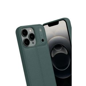 ieg™  Apple iPhone 17 Pro Max Auto Focus Kapak - Koyu Yeşil