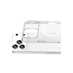 ieg™  Apple iPhone 17 Pro Max Combo Sert Şeffaf Magsafe Kapak - Şeffaf