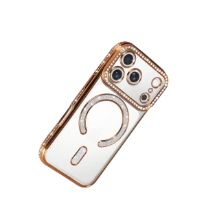 ieg™  Apple iPhone 17 Pro Max Joke Simli Magneticsafe Kılıf - Turuncu