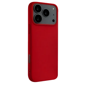 ieg™  Apple iPhone 17 Pro Max Nano içi Kadife Silikon - Kırmızı